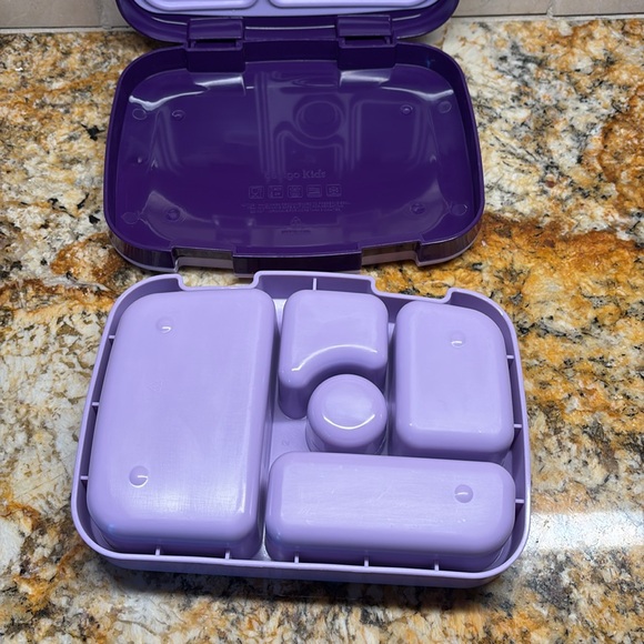 Kids Divided 5 Compartment Leak Proof Bentgo Style Lunch Box Purple Unicorn - Picture 15 of 17